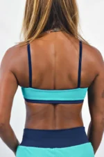 TOP DUPLA FACE GUARUJÁ MARINHO E AZUL TIFFANY - Imagem 5