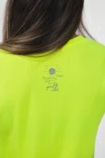 CAMISETA BABY LOOK KAUAI AMARELO NEON - Imagem 4