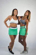 TOP DUPLA FACE GUARUJÁ CINZA E BRANCO