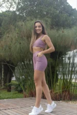 Bermudas Mônaco Wonder Rosa Satin