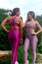 Top Dupla Face Malta Bordô e Rosa Setin