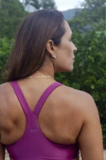 Top Dupla Face Malta Bordô e Rosa Setin