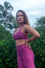 Top Dupla Face Malta Bordô e Rosa Setin