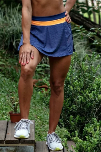 SAIA CARAGUÁ MARINHO E LARANJA