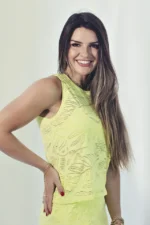 CROPPED CASSIS AMARELO - ONDAS DE AREIA - ERICA GARBO