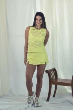 CROPPED CASSIS AMARELO - ONDAS DE AREIA - ERICA GARBO