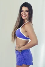 SHORTS CAMPECHE ROXO - ONDAS DE AREIA - ERICA GARBO