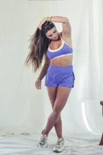 SHORTS CAMPECHE ROXO - ONDAS DE AREIA - ERICA GARBO