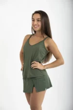 REGATA IPANEMA VERDE MILITAR - TONS DA NATUREZA