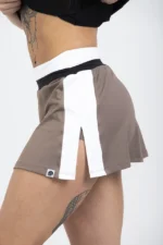 SAIA FIJI CASTANHO BRANCO E PRETO - TONS DA NATUREZA