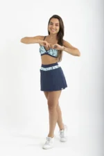 SAIA FIJI MARINHO E ESTAMPA ÁGUA - TONS DE NATUREZA