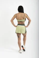 SAIA FIJI PISTACHE VERDE MILITAR E BRANCO - TONS DA NATUREZA