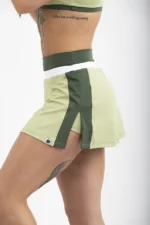 SAIA FIJI PISTACHE VERDE MILITAR E BRANCO - TONS DA NATUREZA