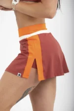 SAIA FIJI TERRACOTA LARANJA E OFF WHITE - TONS DA NATUREZA