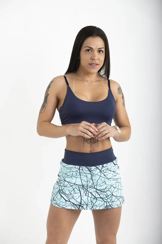 SAIA FLORIPA ESTAMPA ALGA - TONS DA NATUREZA