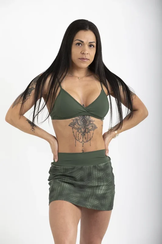 SAIA FLORIPA ESTAMPA SNAKE - TONS DE FLORIPA