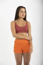 SHORT RAVENA LARANJA - TONS DA NATUREZA