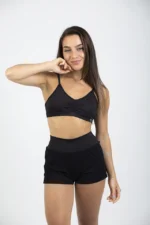 SHORT RAVENA PRETO - TONS DA NATUREZA