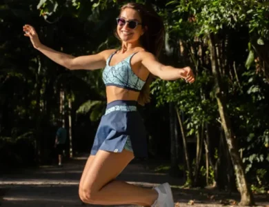 Roupas de treino respiráveis