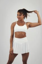 SAIA PLISSADA MARSELHA BRANCA