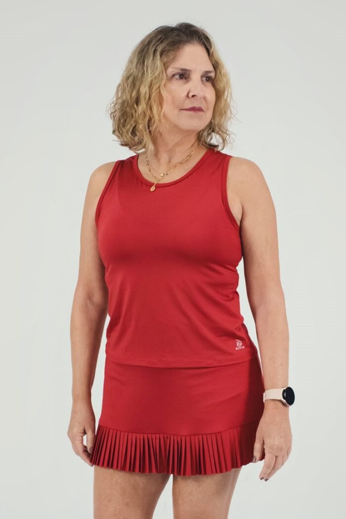 CROPPED CASSIS VERMELHO - Imagem 1