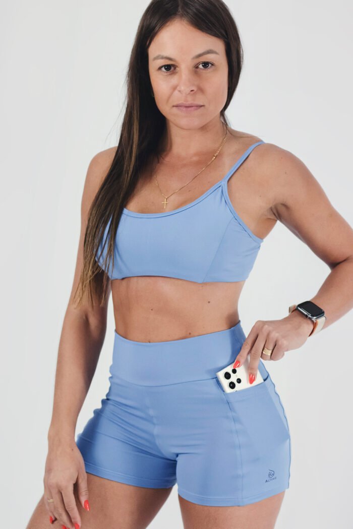 SHORTS MÔNACO AZUL CLARO - Imagem 1