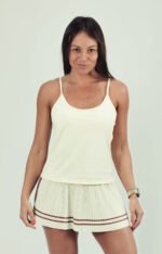 REGATA COM TOP INTERNO TOULOUSE OFF WHITE - Imagem 2