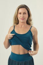 REGATA COM TOP INTERNO TOULOUSE AZUL PETRÓLEO - Imagem 3