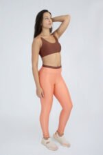 LEGGING BIARRITZ SALMÃO E MARROM