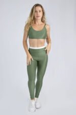LEGGING BIARRITZ VERDE MILITAR E NÉVOA