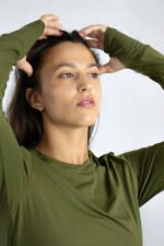 CAMISETA MANGA LONGA MALIBU VERDE MILITAR - Imagem 2