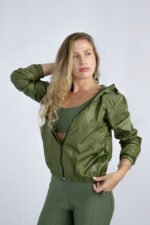 CORTA VENTO MADRI VERDE MILITAR - Imagem 3