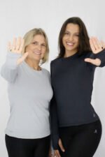CAMISETA MANGA LONGA MALIBU PRETA - Imagem 2