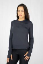 CAMISETA MANGA LONGA MALIBU PRETA