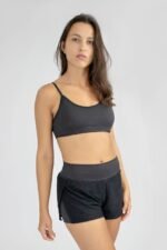 SHORTS CAMPECHE RENDA PRETO