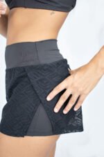 SHORTS CAMPECHE RENDA PRETO - Imagem 4