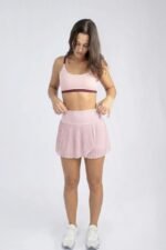 SAIA PLISSADA PAQUETÁ ROSA - Imagem 3